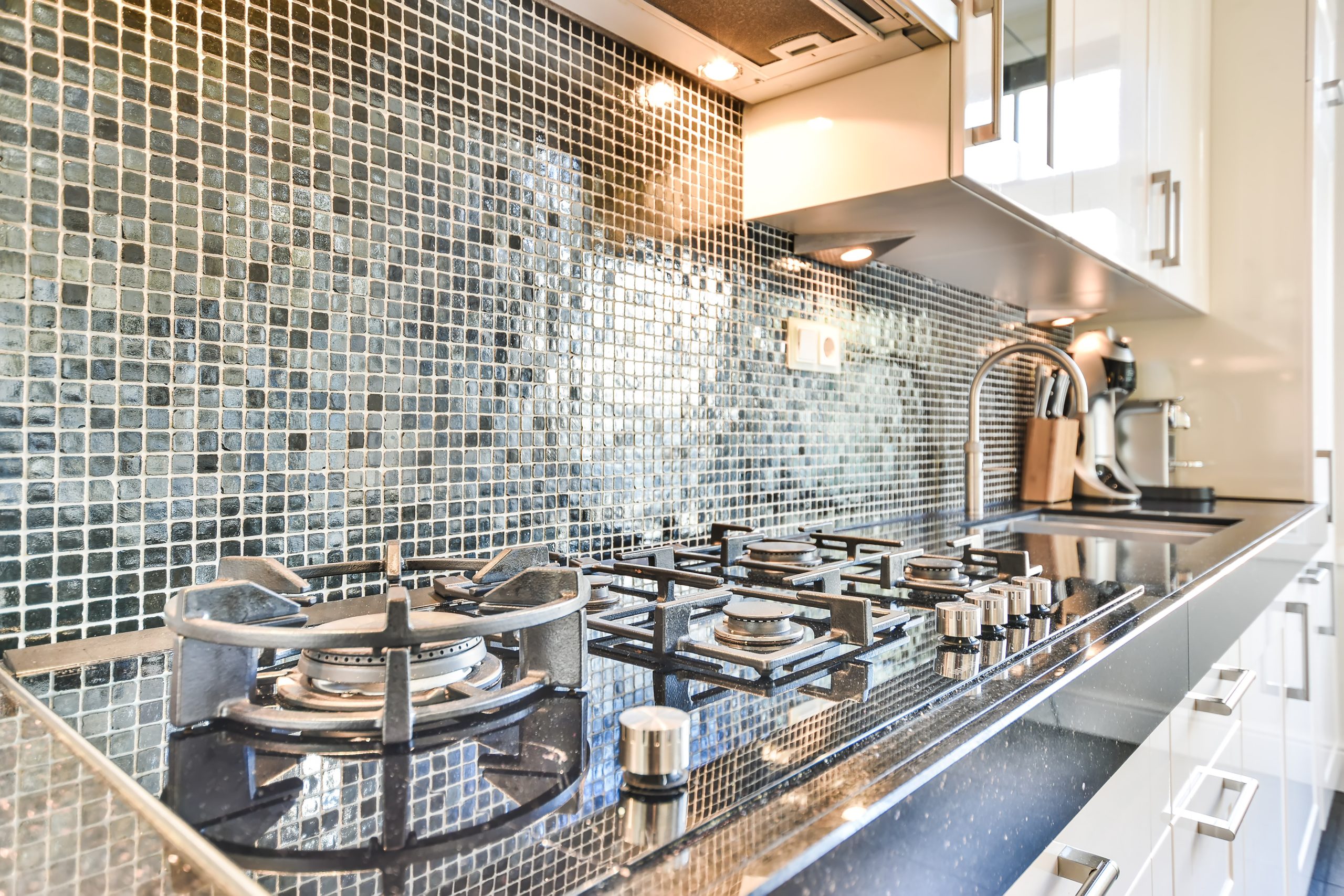 Close up of stylish oven in a kitchen